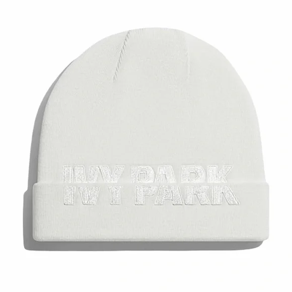 ๐ HP ๐ ๐ IVY PARK x adidas Icy Park Cut Off Logo Beanie - Picture 1 of 10
